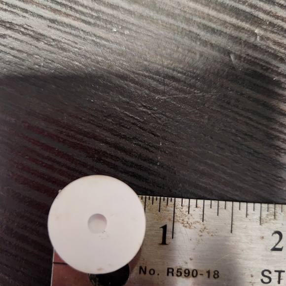 One set Ceramic Buttons for handle faucet one set, One set of each HOT and COLD - Picture 2 of 3